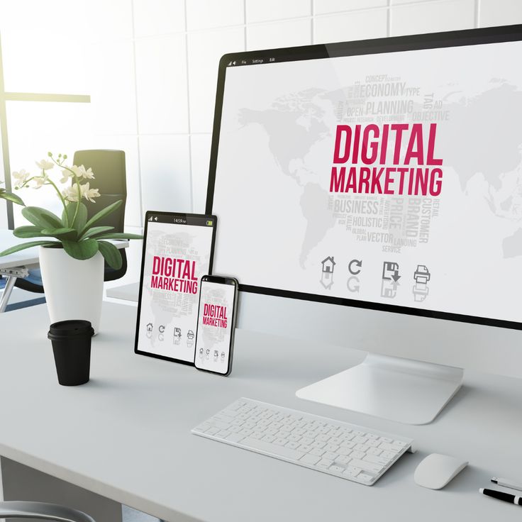 Tablet displaying creative message “Let’s bring your vision to life” representing digital marketing and branding concept